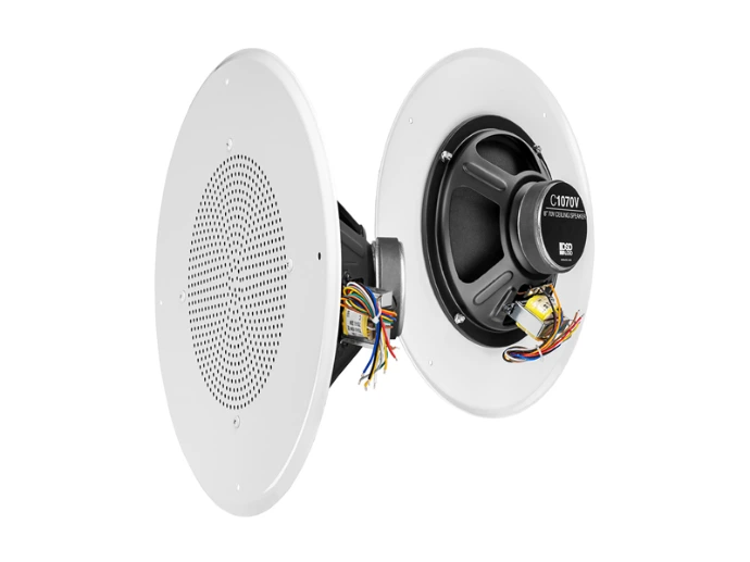 In-ceiling loudspeakers used for distributed zone audio